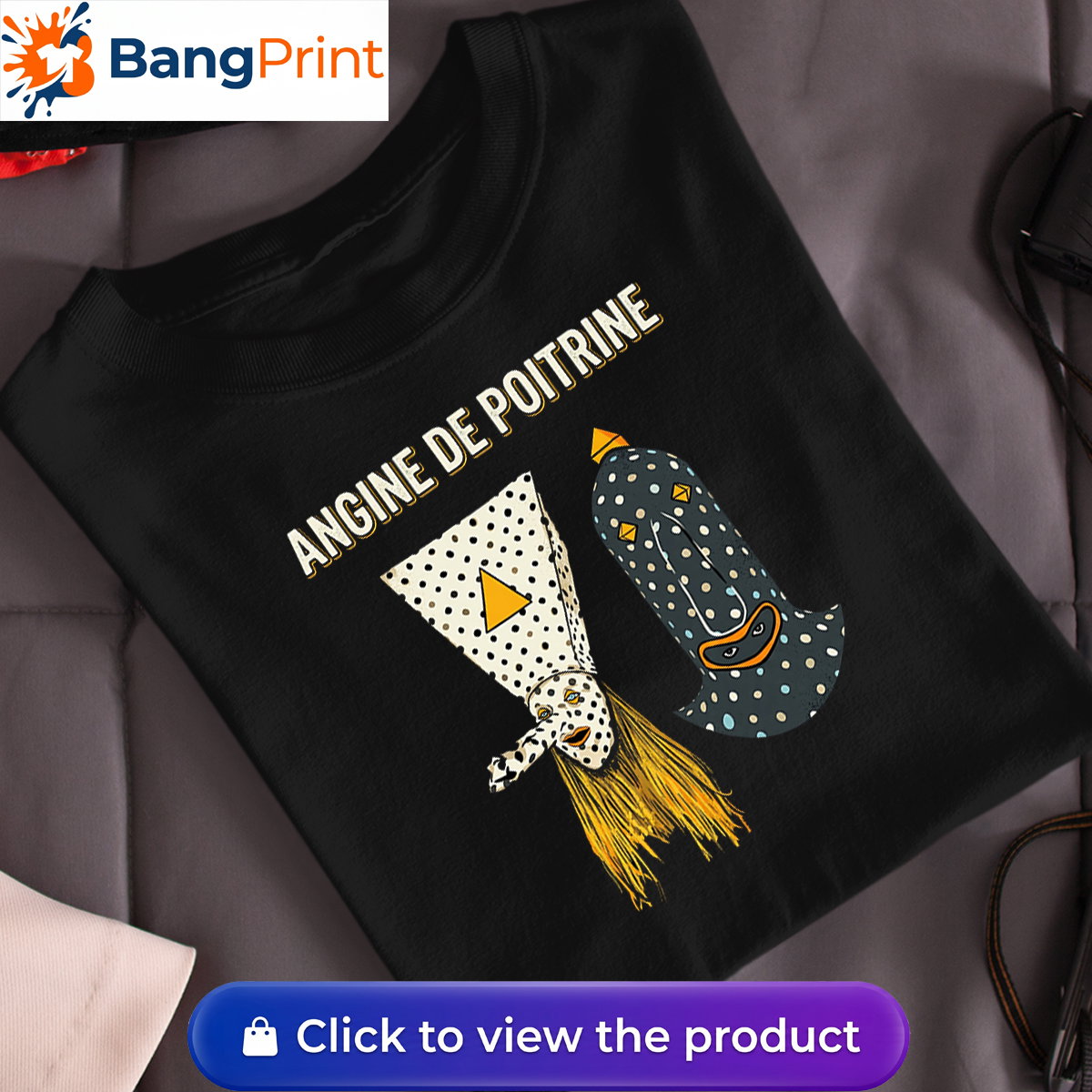 Angine De Poitrine T-Shirt masked figures