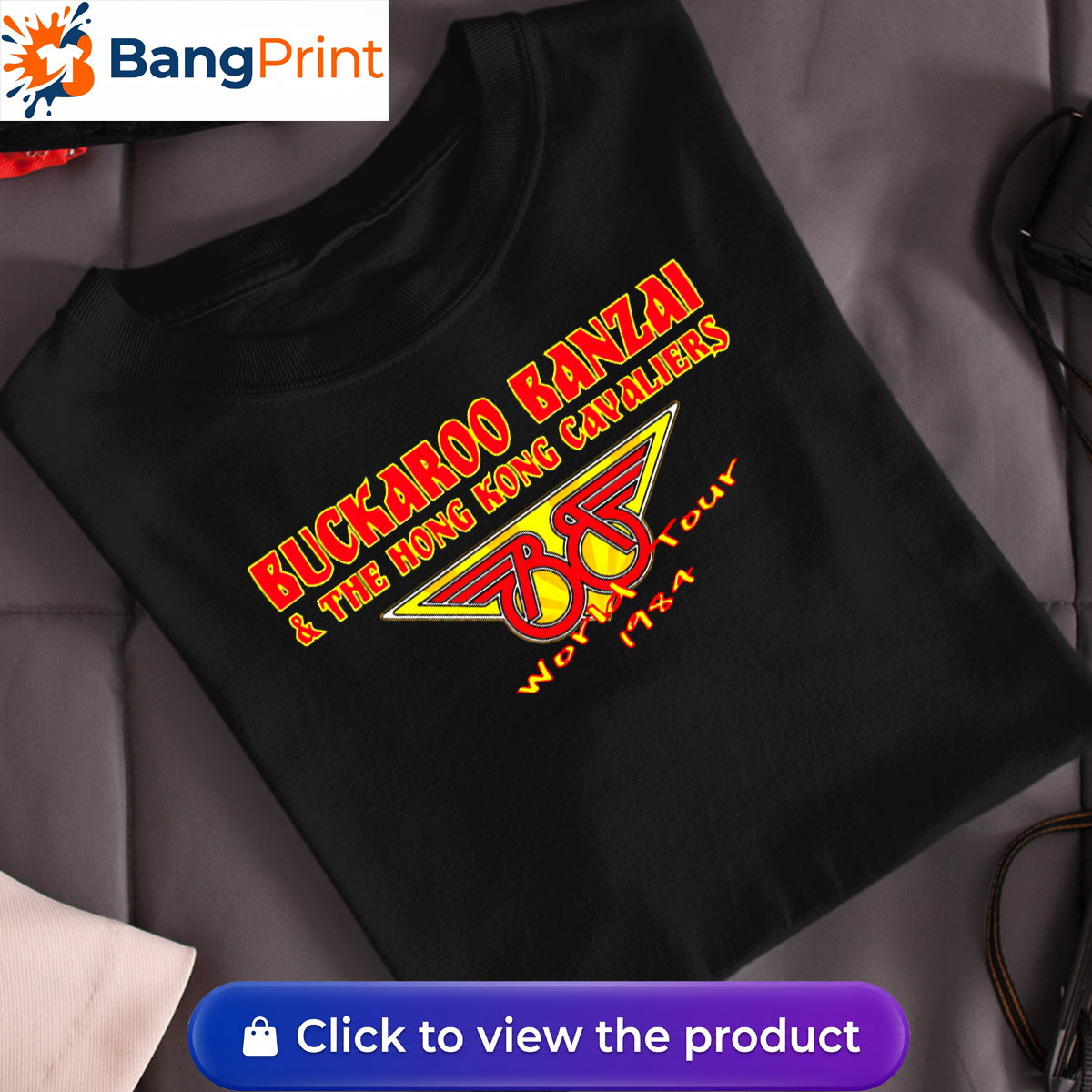 Grab the ultimate vintage 1984 Buckaroo Banzai World Tour Shirt. Show off your love for The Hong Kong Cavaliers with this premium, comfortable graphic tee.