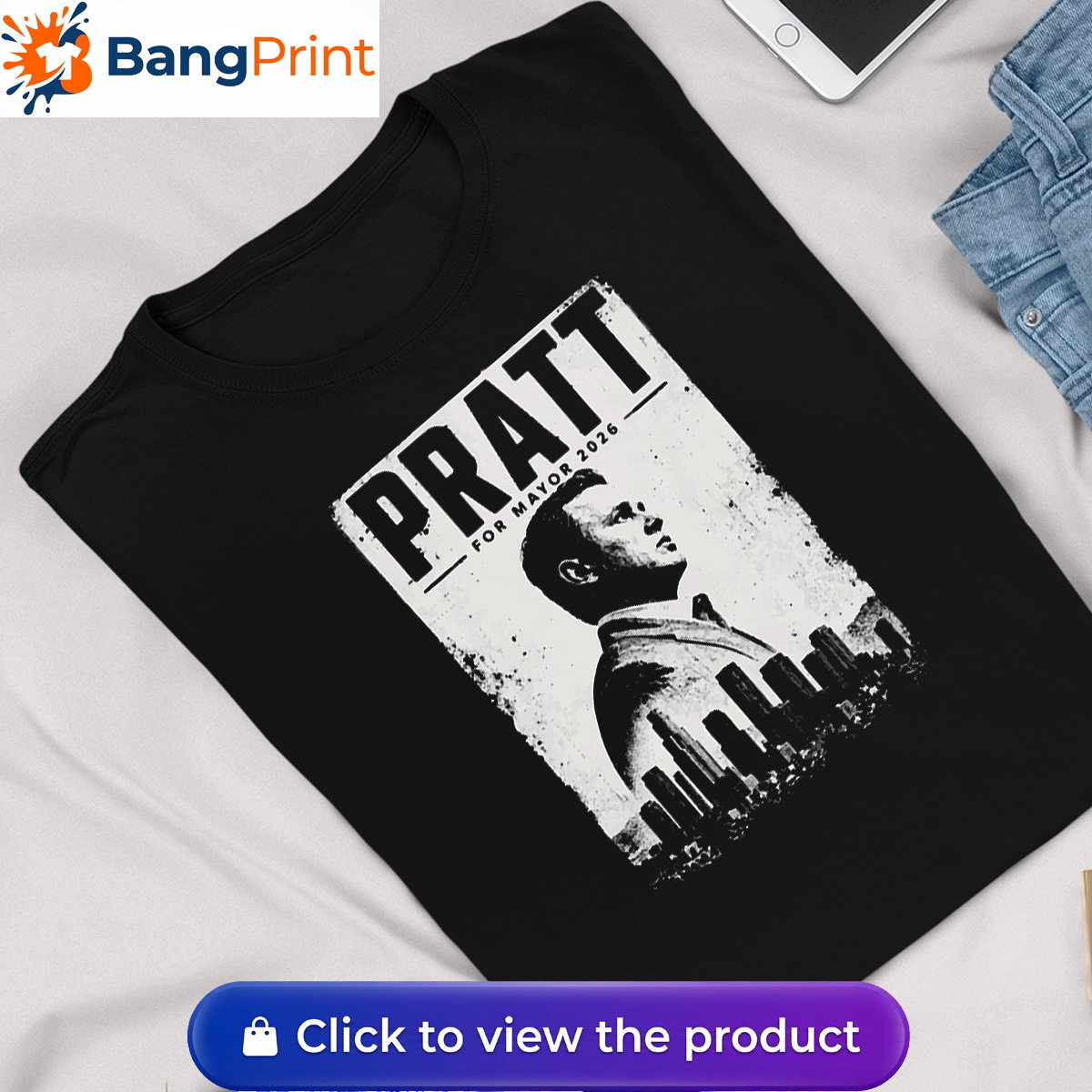 Pratt for Mayor 2026 T-Shirt