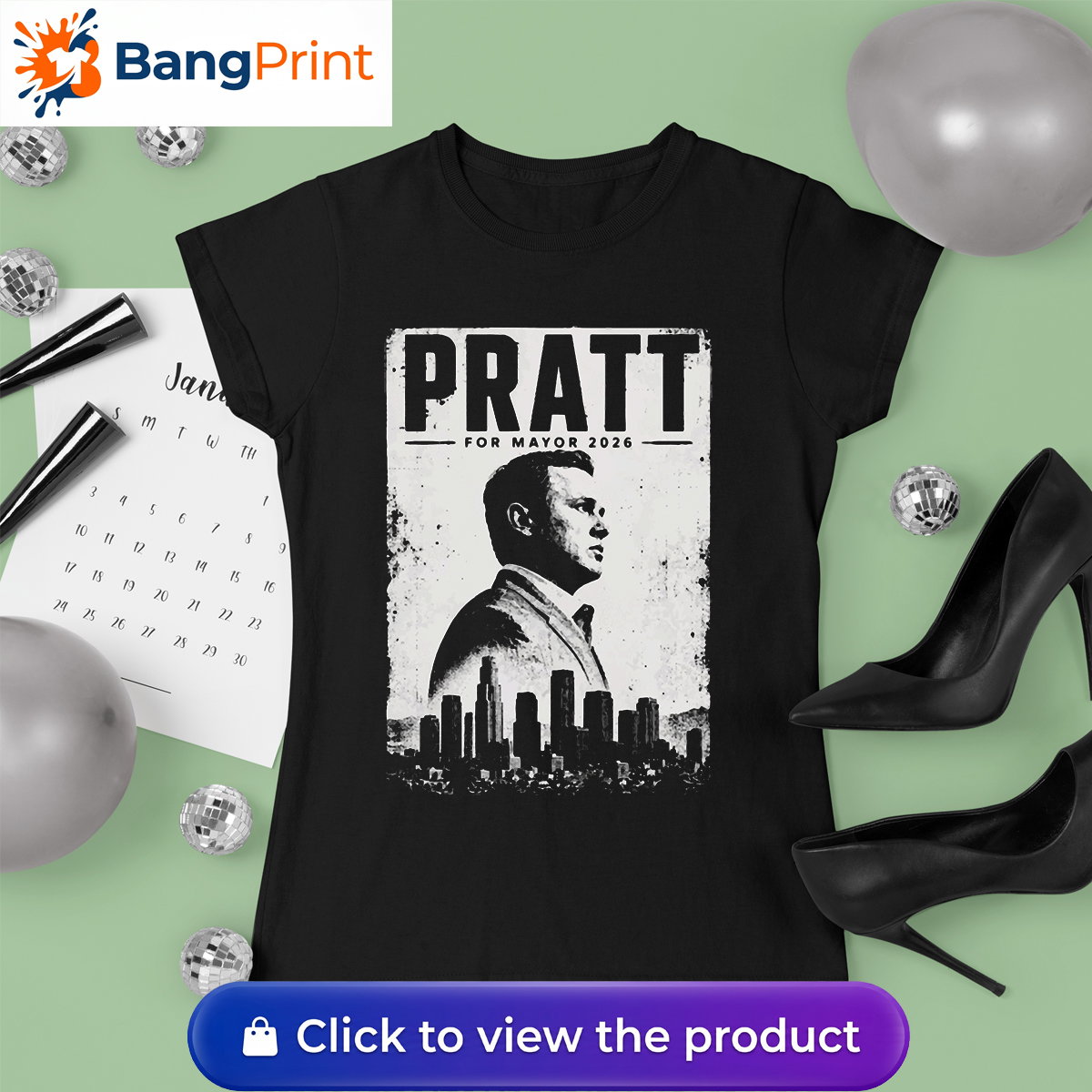Pratt for Mayor 2026 T-Shirt