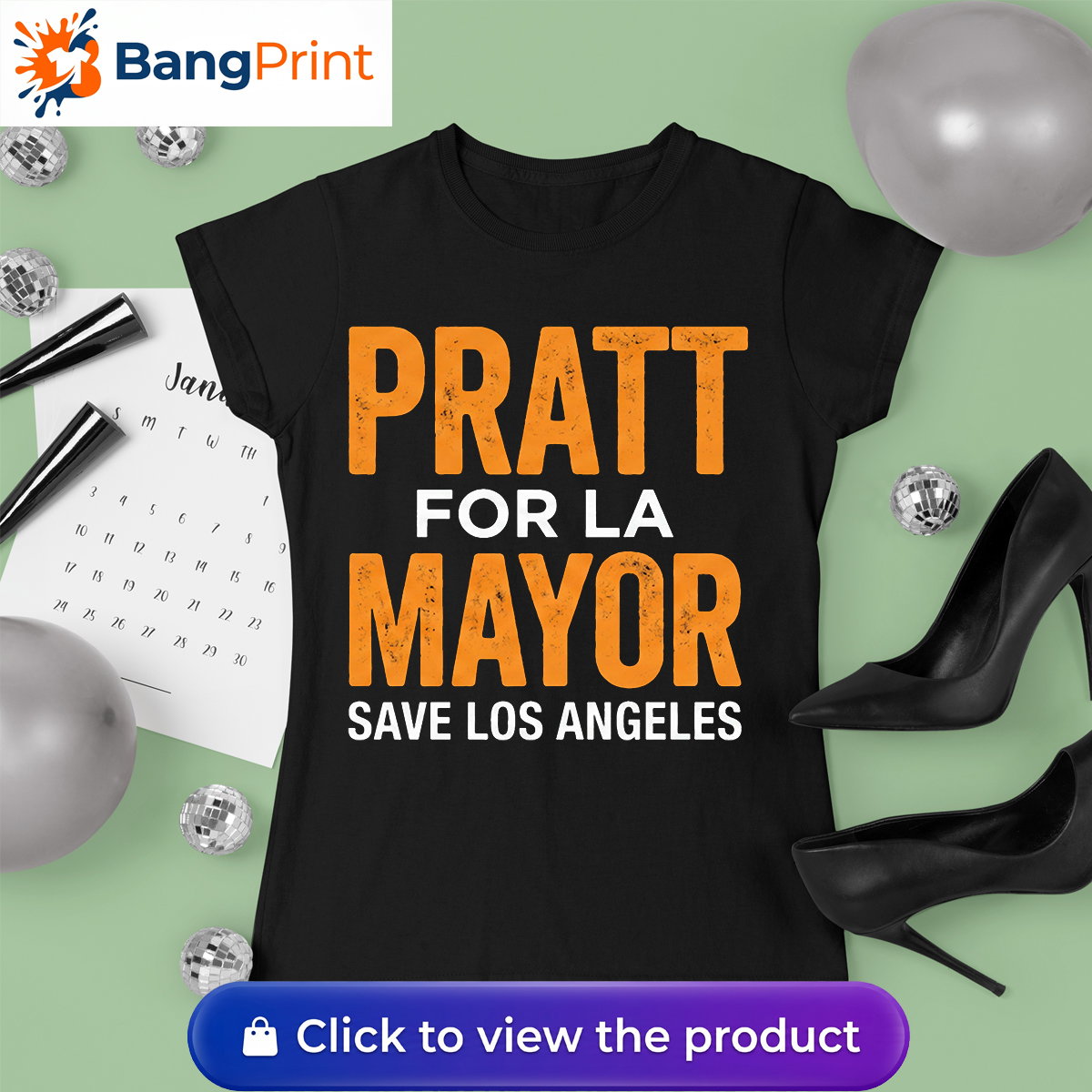 Spencer Pratt for LA Mayor Shirt: Save Los Angeles Campaign Tee