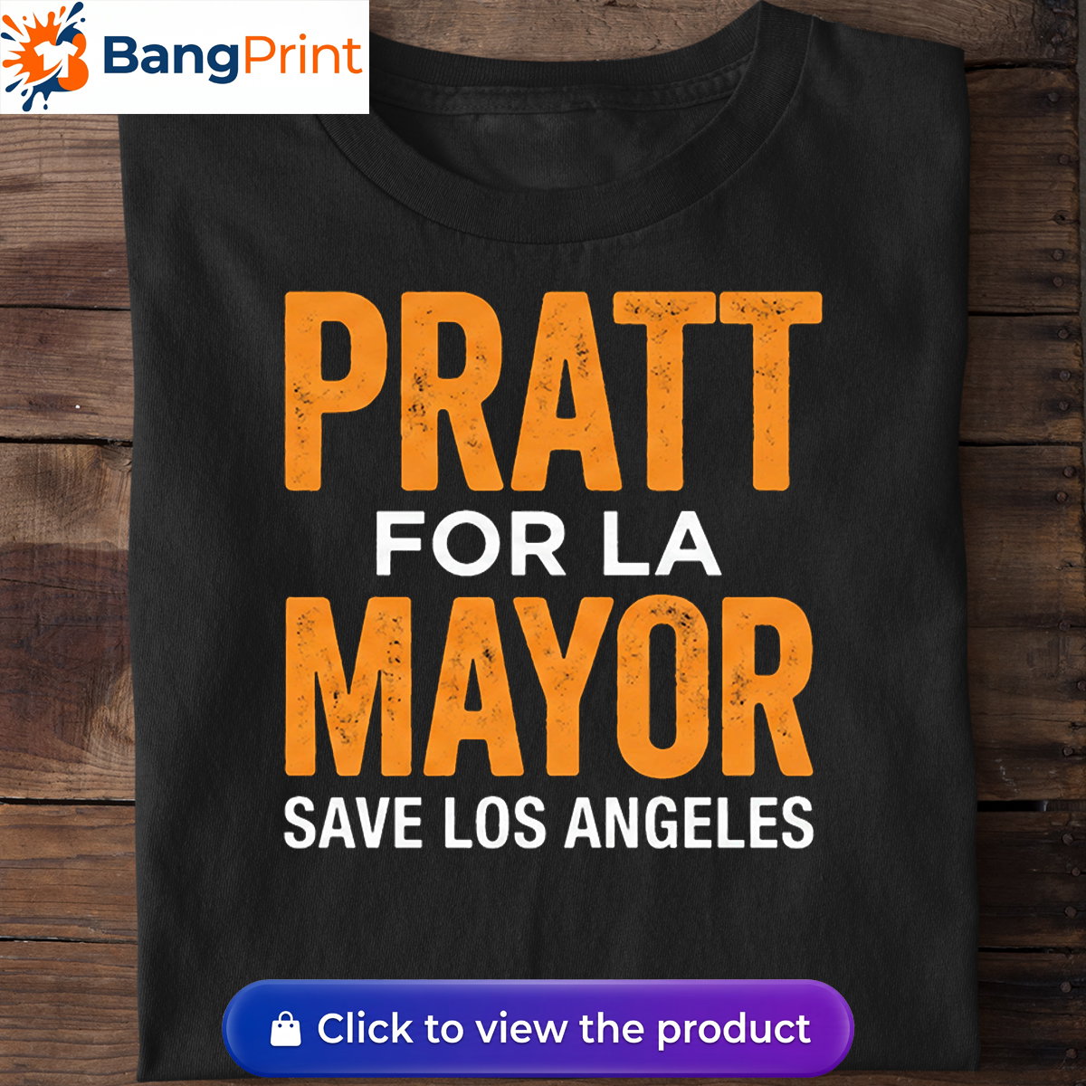 Spencer Pratt for LA Mayor Shirt: Save Los Angeles Campaign Tee