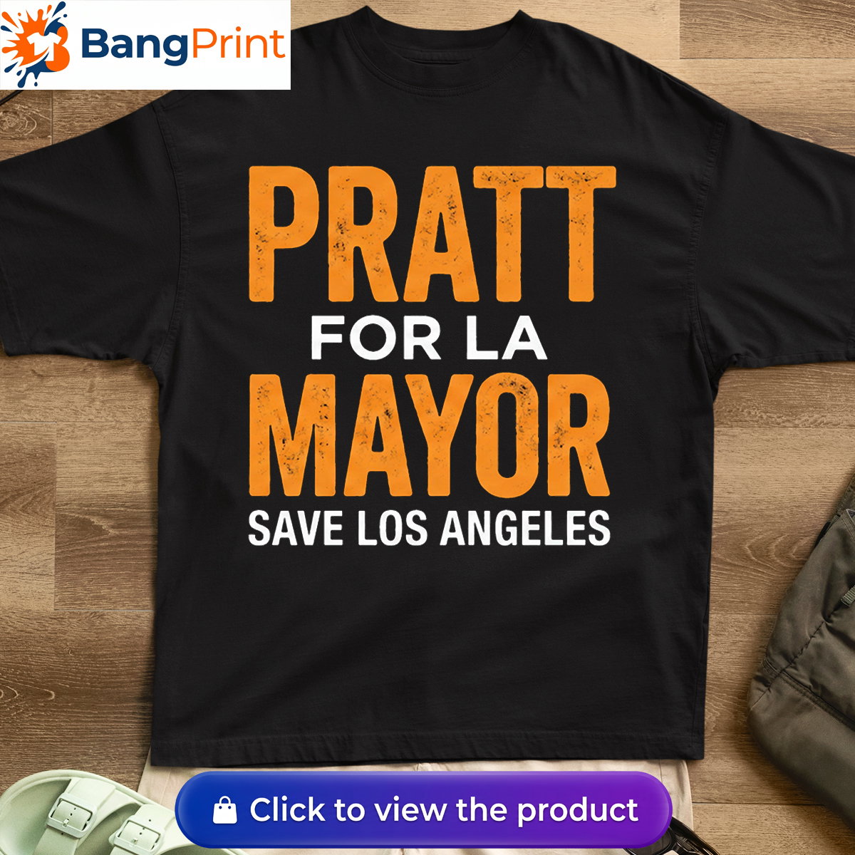 Spencer Pratt for LA Mayor Shirt: Save Los Angeles Campaign Tee