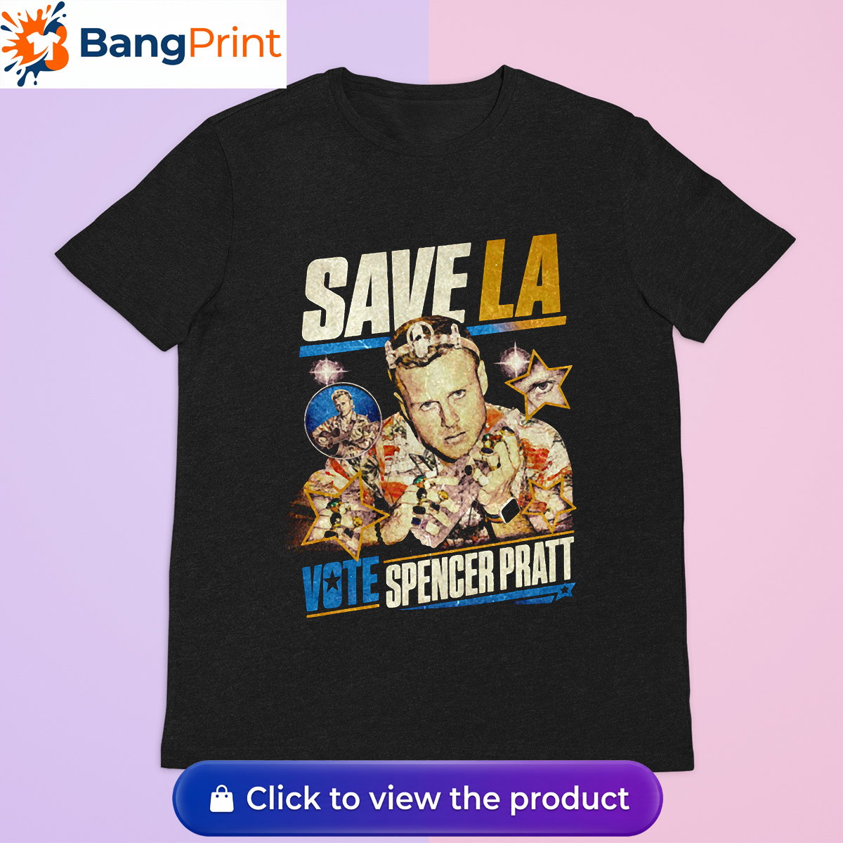 Vintage Spencer Pratt Save LA Shirt