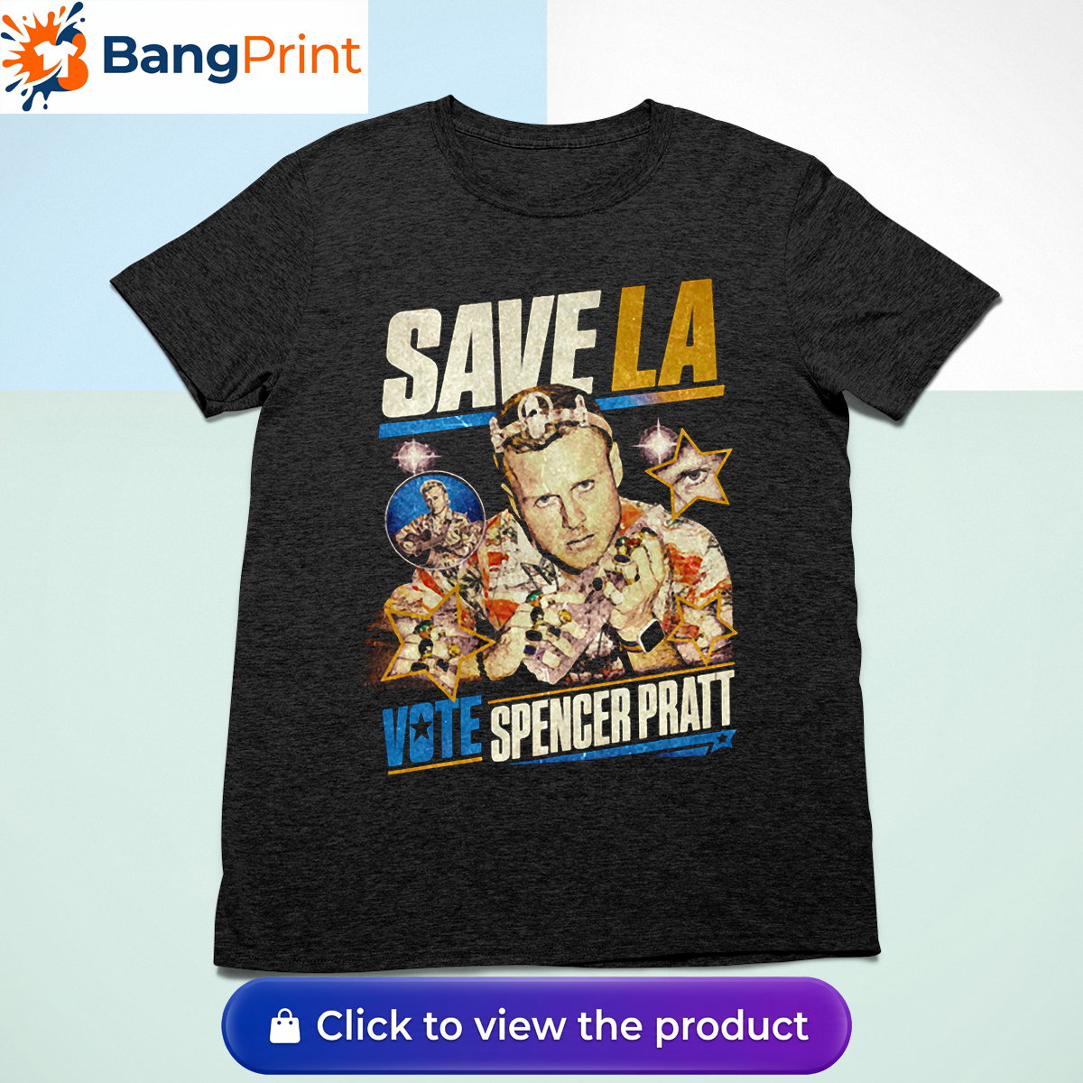 Vintage Spencer Pratt Save LA Shirt