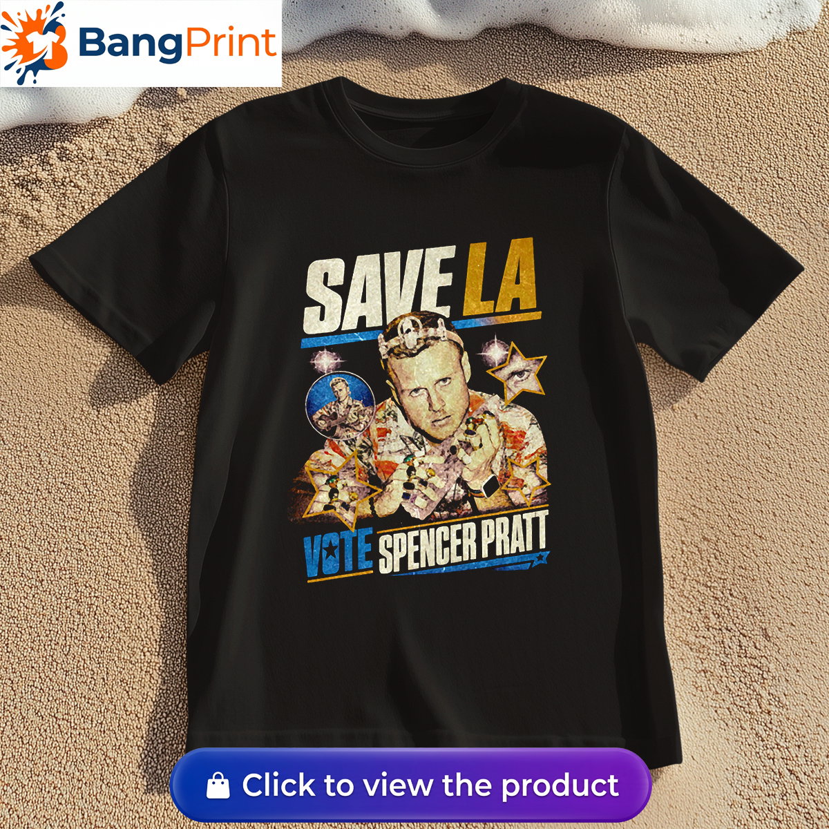 Vintage Spencer Pratt Save LA Shirt